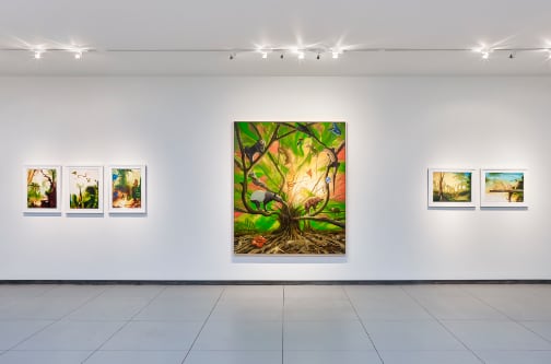 Alexis Rockman: Wallace's Line, installation view, March 2018