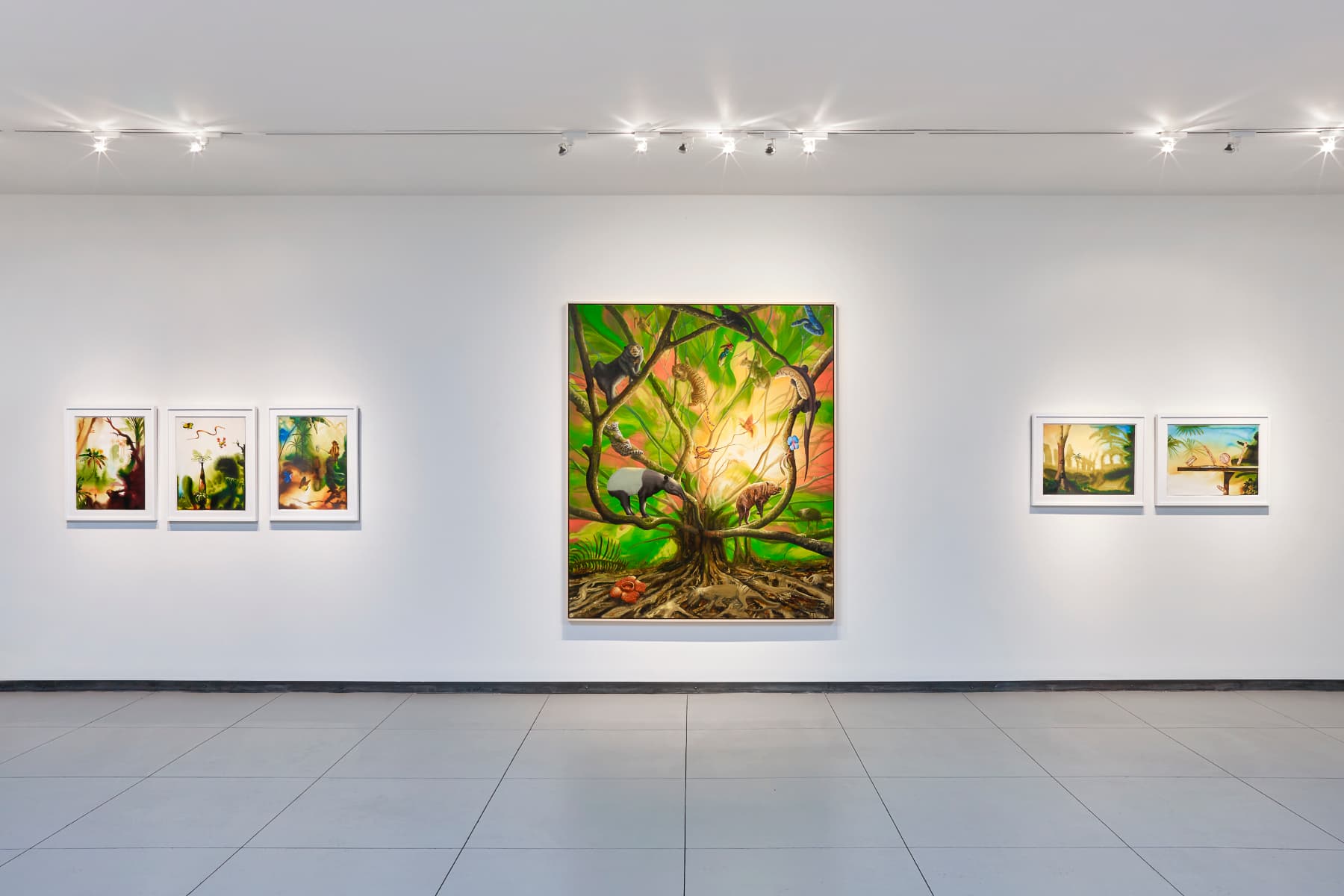 Alexis Rockman, Wallace's Line, installation view, Baldwin Gallery Aspen, 16 March – 15 April, 2018