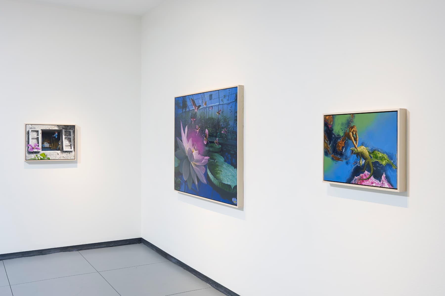 Alexis Rockman, Wallace's Line, installation view, Baldwin Gallery Aspen, 16 March – 15 April, 2018