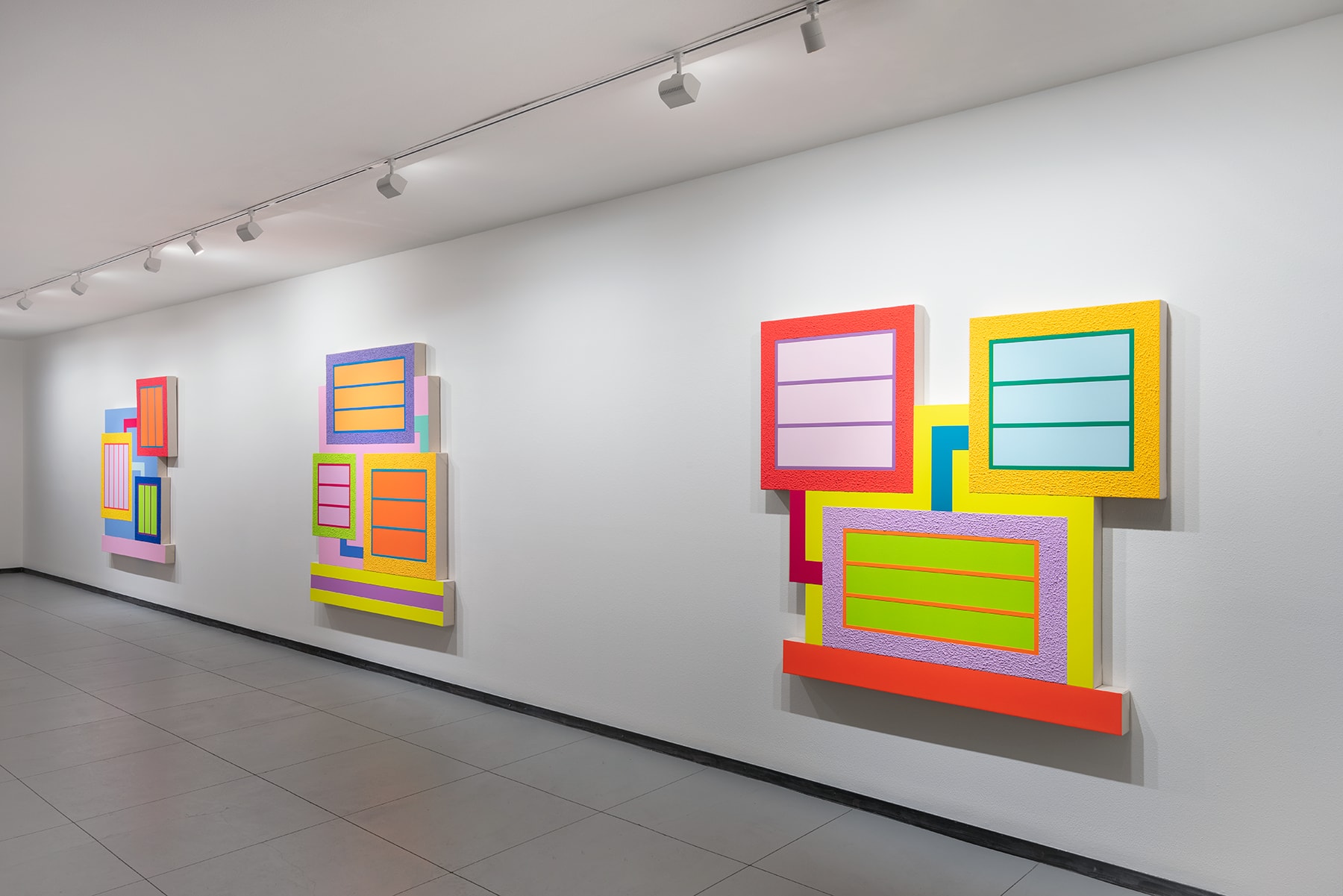 Peter Halley, 13 February–8 March, 2020. Installation view, Baldwin Gallery, Aspen