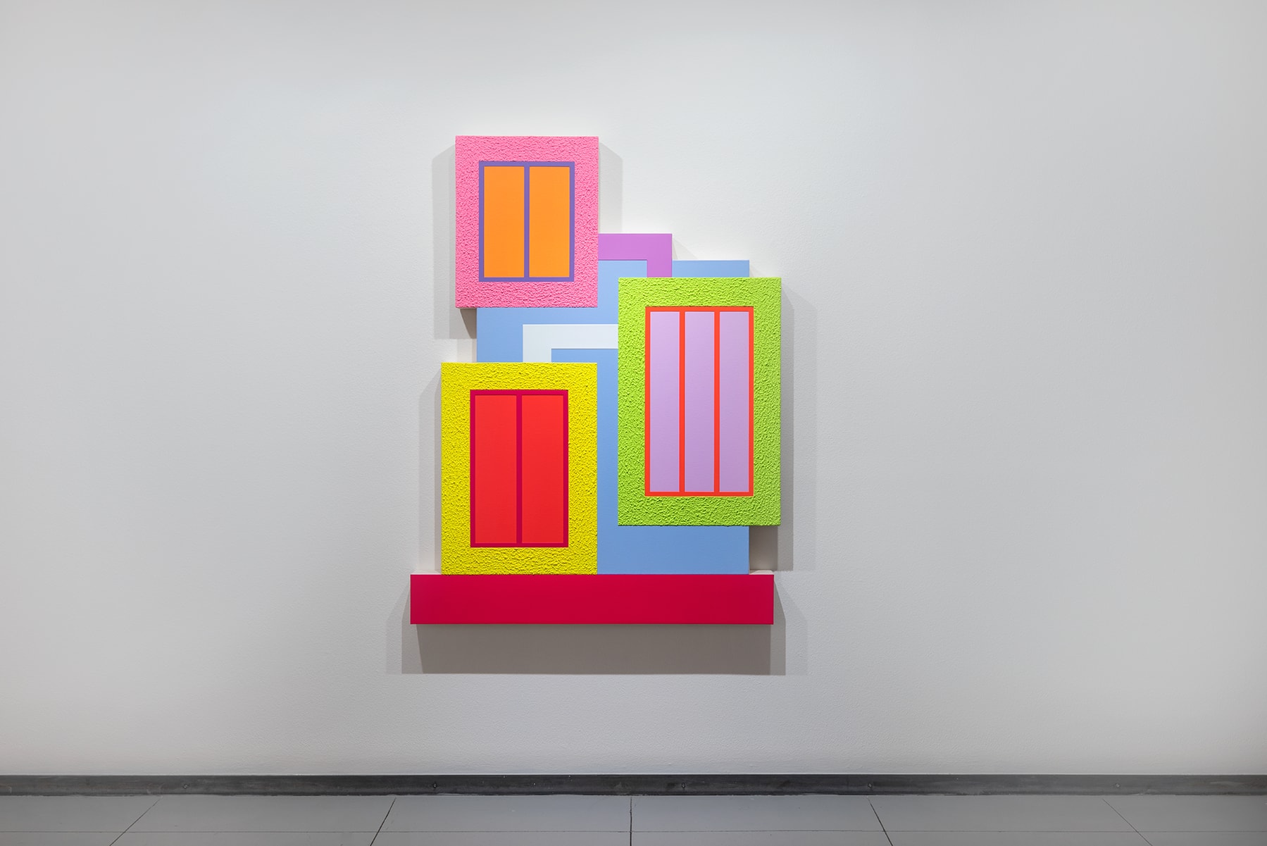 Peter Halley, 13 February–8 March, 2020. Installation view, Baldwin Gallery, Aspen