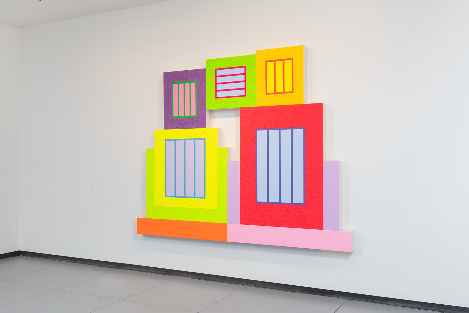 Peter Halley, 13 February–8 March, 2020. Installation view, Baldwin Gallery, Aspen