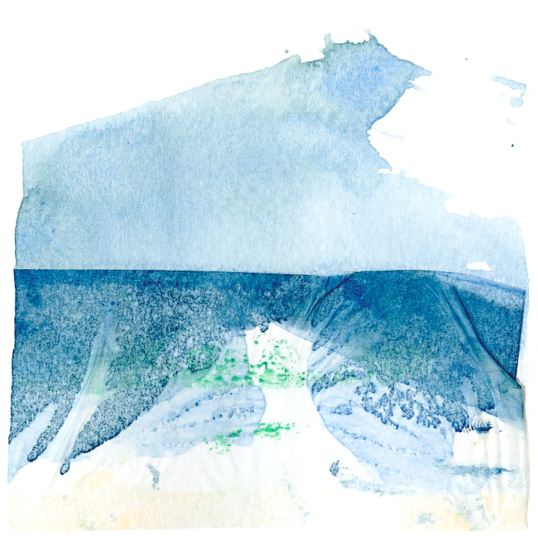 Stephen Dean, ATLAS, 2024, Unique archival pigment print on watercolor paper, 43 × 43 inches