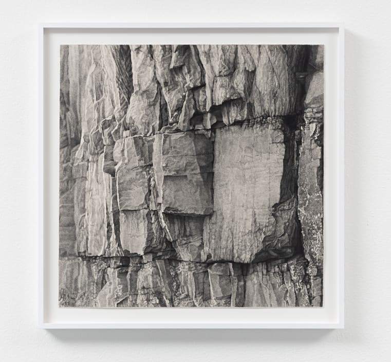 Joseph Stashkevetch, Palisade #2, 2025. Conté crayon on rag paper, 25 × 25 inches