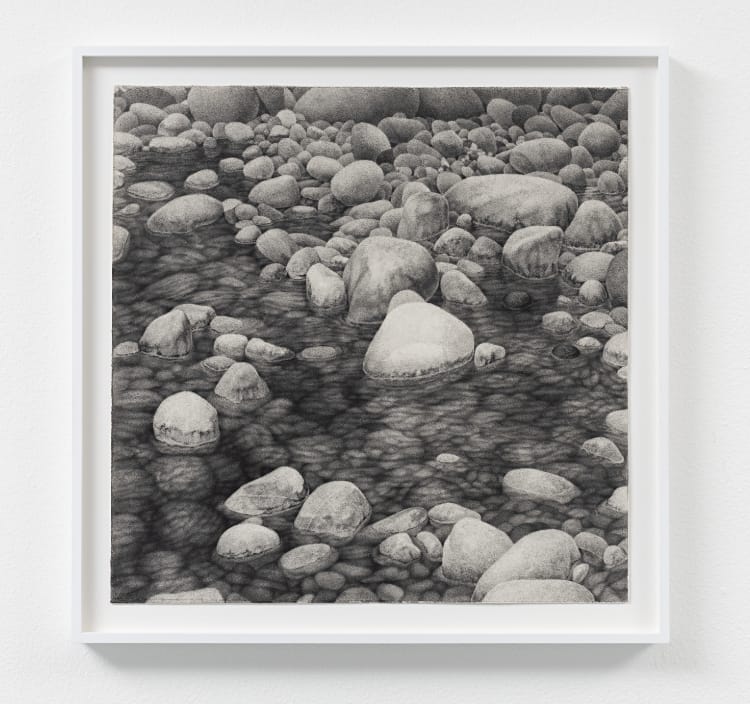 Joseph Stashkevetch, Sonata #6, 2025. Conté crayon on rag paper, 25 × 25 inches